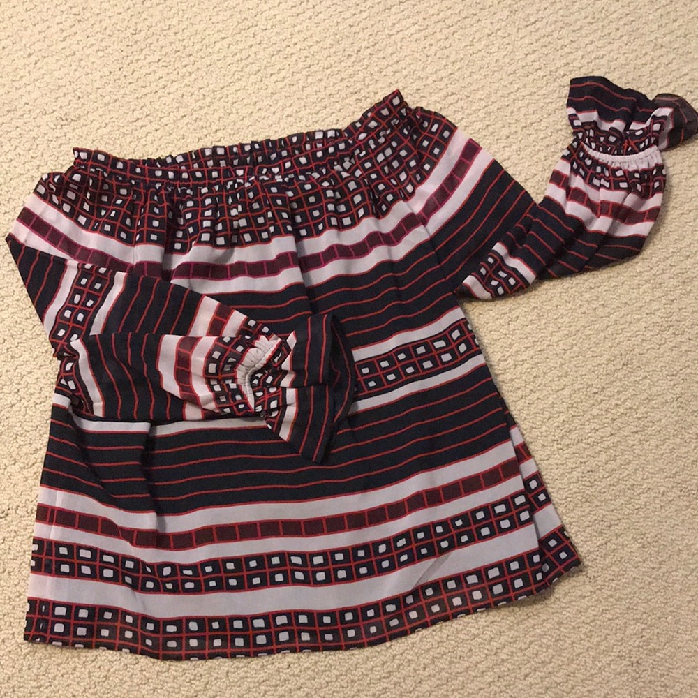 Off the shoulder blouse